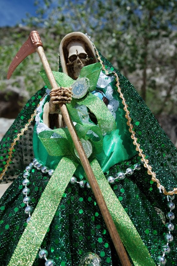 Niña Verde The Green Aspect Of Santa Muerte Tracey Rollin